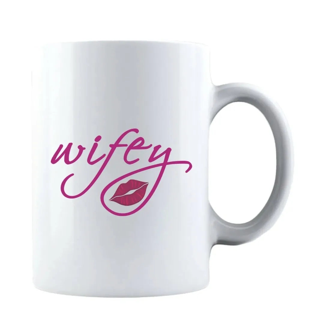 Wifey - Gift for Wife Coffee Cup - 11oz or 15oz Mug