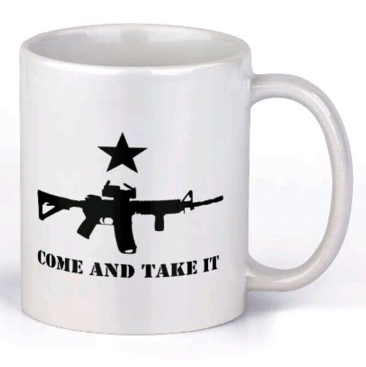 Come And Take It - 2nd Amendment Coffee Cup - 11oz or 15oz Mug